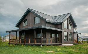 Дом 216м&sup2;, 2-этажный, участок 4 сот.  