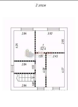 Дом 115м², 2-этажный, участок 2 сот.  