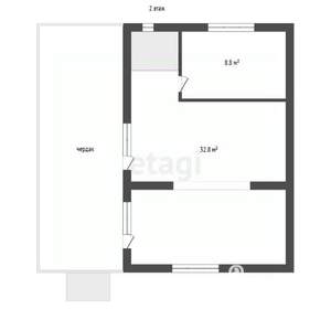 Дом 102м&sup2;, 2-этажный, участок 7 сот.  