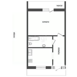 Дом 26м&sup2;, 1-этажный, участок 5 сот.  