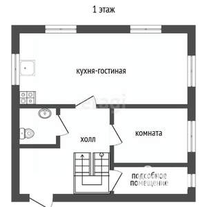 Дом 92м², 2-этажный, участок 3 сот.  