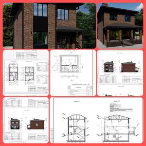 Дом 167м&sup2;, 2-этажный, участок 3 сот.  