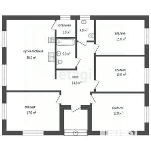 Дача 125м², 1-этажный, участок 5 сот.  