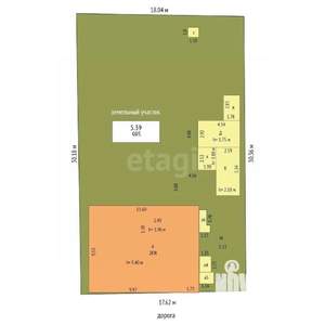 Дом 173м&sup2;, 2-этажный, участок 5 сот.  