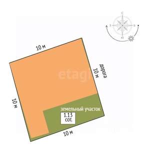 Дом 150м&sup2;, 2-этажный, участок 2 сот.  