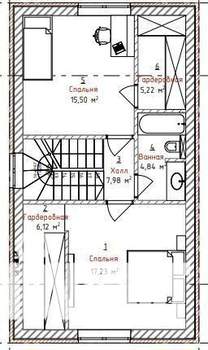 Дом 174м², 2-этажный, участок 5 сот.  