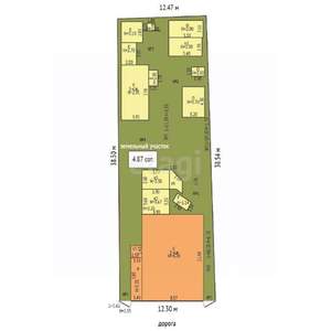 Дом 100м², 1-этажный, участок 5 сот.  