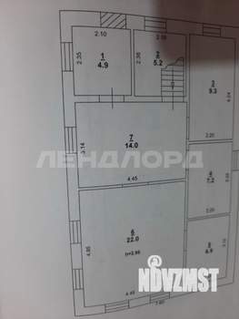 Дом 136м², 1-этажный, участок 3 сот.  