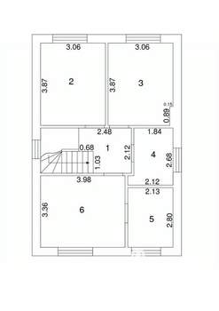 Дом 115м², 2-этажный, участок 3 сот.  