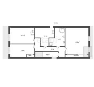 Дом 150м², 2-этажный, участок 3 сот.  