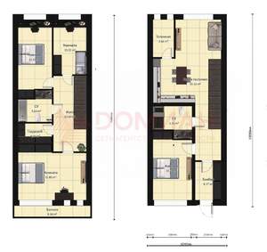 Дом 145м&sup2;, 2-этажный, участок 3 сот.  