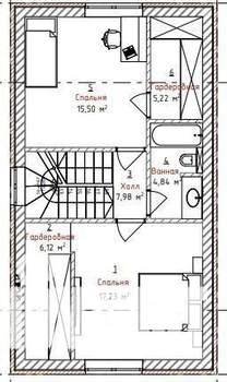 Дом 174м², 2-этажный, участок 5 сот.  