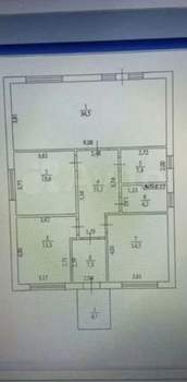 Дом 107м², 1-этажный, участок 5 сот.  