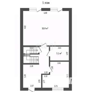 Дом 160м², 2-этажный, участок 3 сот.  