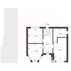 Дом 121м&sup2;, 2-этажный, участок 5 сот.  