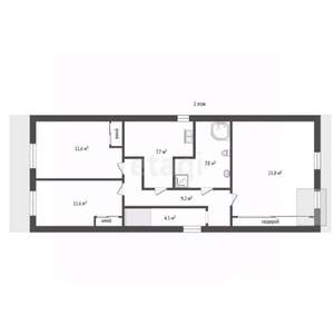 Дом 150м², 2-этажный, участок 3 сот.  