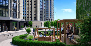 Дом 80м&sup2;, 24-этажный, участок 6 сот.  