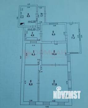 Дом 75м², 1-этажный, участок 3 сот.  