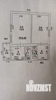 Дом 22м&sup2;, 1-этажный, участок 1 сот.  