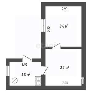 Дом 209м², 2-этажный, участок 6 сот.  