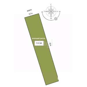 Дом 45м², 1-этажный, участок 3 сот.  