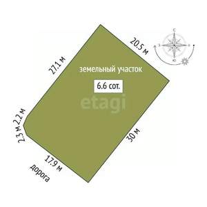 Дача 12м², 1-этажный, участок 7 сот.  