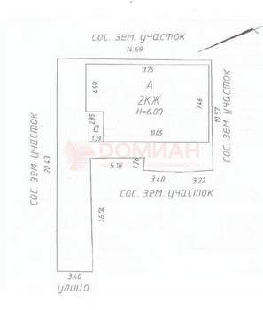 Дом 130м², 2-этажный, участок 2 сот.  