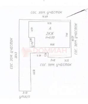 Дом 130м&sup2;, 2-этажный, участок 2 сот.  