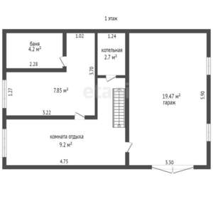 Дом 216м&sup2;, 3-этажный, участок 11 сот.  