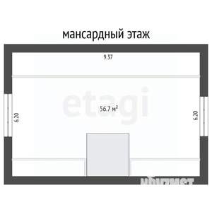 Дом 116м&sup2;, 2-этажный, участок 3 сот.  