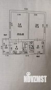 Дом 21м&sup2;, 1-этажный, участок 1 сот.  