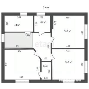 Дом 165м², 2-этажный, участок 5 сот.  