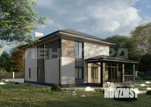 Дом 337м&sup2;, 2-этажный, участок 6 сот.  