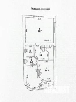 Дом 157м², 3-этажный, участок 2 сот.  