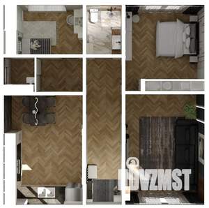 Дом 90м&sup2;, 1-этажный, участок 3 сот.  