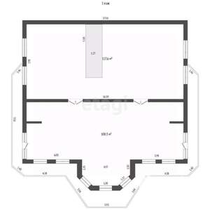 Дом 940м², 3-этажный, участок 6 сот.  