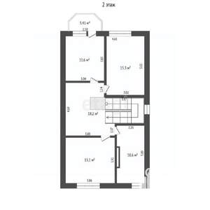Дом 226м², 3-этажный, участок 4 сот.  
