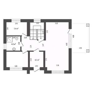 Дом 126м&sup2;, 2-этажный, участок 2 сот.  