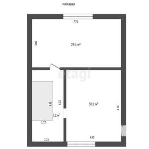 Дом 202м², 3-этажный, участок 6 сот.  