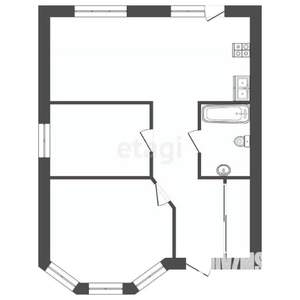 Дом 72м&sup2;, 1-этажный, участок 3 сот.  