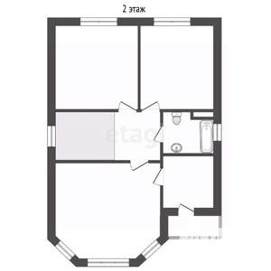 Дом 154м², 2-этажный, участок 3 сот.  