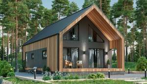 Дом 102м&sup2;, 1-этажный, участок 6 сот.  