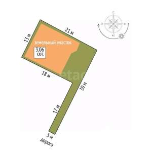 Дом 192м², 2-этажный, участок 3 сот.  