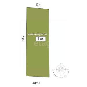 Дом 120м², 2-этажный, участок 3 сот.  