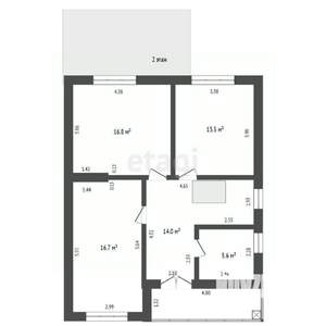 Дом 165м², 2-этажный, участок 4 сот.  