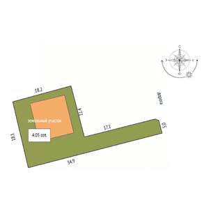 Дом 250м&sup2;, 4-этажный, участок 4 сот.  