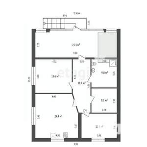 Дом 230м&sup2;, 1-этажный, участок 5 сот.  