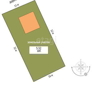 Дом 89м&sup2;, 2-этажный, участок 5 сот.  