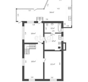 Дом 116м², 2-этажный, участок 5 сот.  