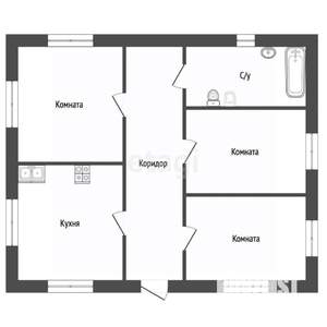 Дом 140м², 1-этажный, участок 5 сот.  